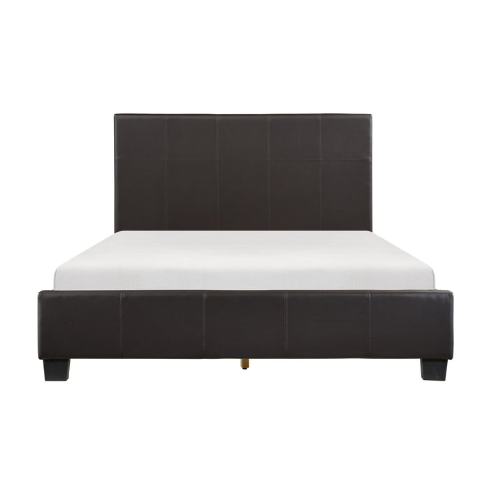 Homelegance Lorenzi California King Upholstered Platform Bed 2220KDBR-1CK* IMAGE 1