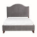 Homelegance Carlow California King Upholstered Bed 5874KGY-1CK* IMAGE 1