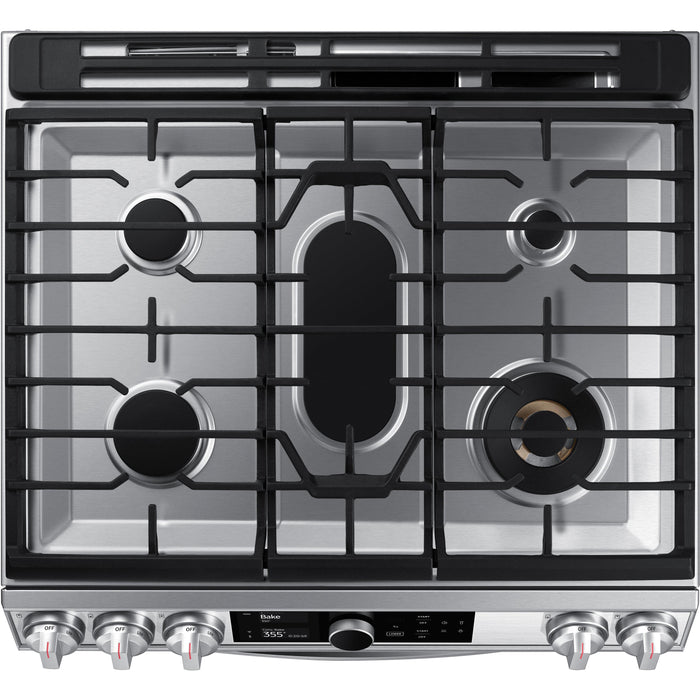 Samsung 30-inch Slide-in Gas Range with Wi-Fi Connectivity NX60T8751SS/AA IMAGE 11