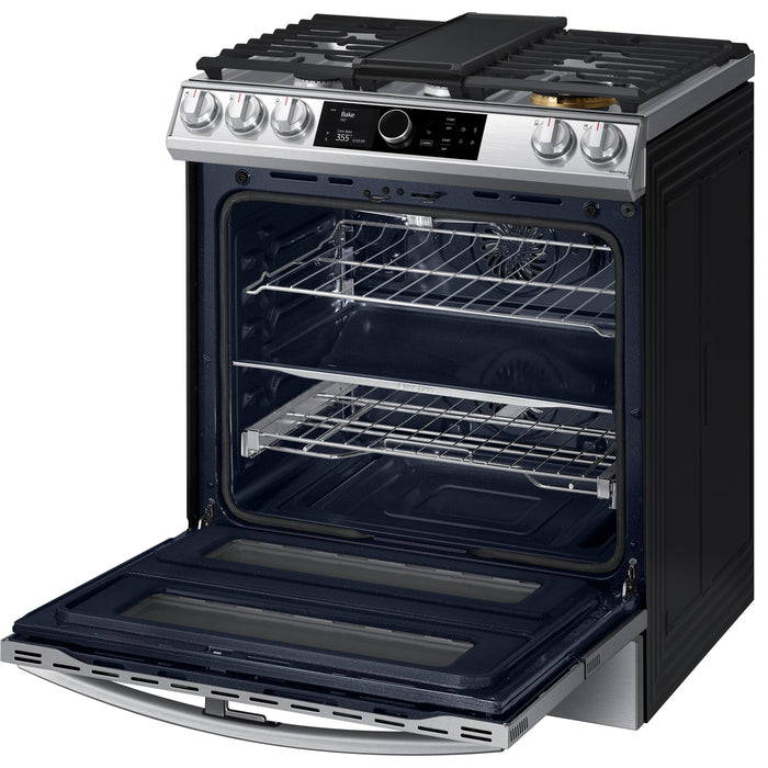 Samsung 30-inch Slide-in Gas Range with Wi-Fi Connectivity NX60T8751SS/AA IMAGE 7