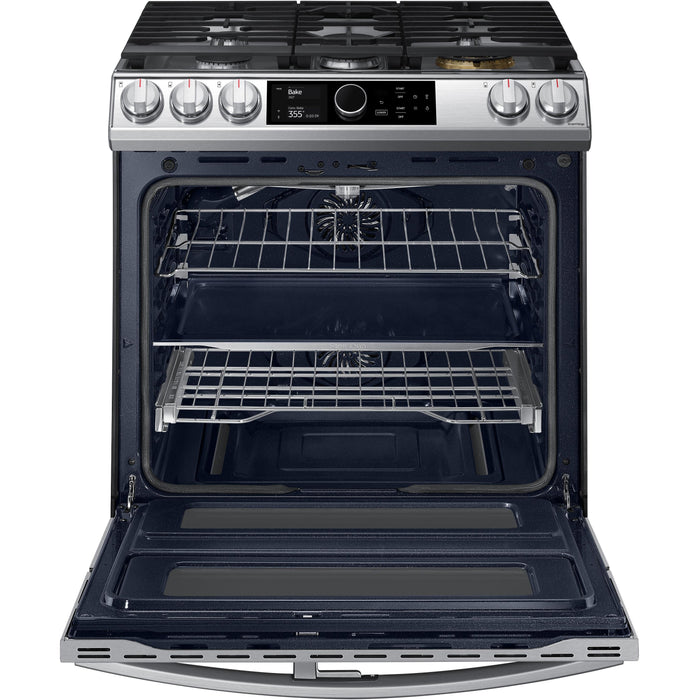 Samsung 30-inch Slide-in Gas Range with Wi-Fi Connectivity NX60T8751SS/AA IMAGE 9