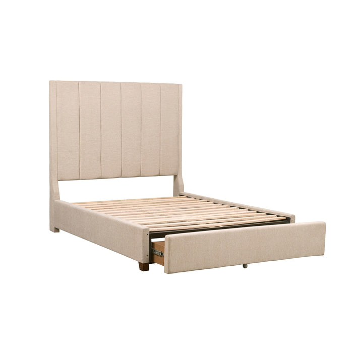 Homelegance Neunan King Upholstered Mansion Bed with Storage 5876KBE-1/5876KBE-3EK/5876K-2DW IMAGE 1