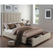 Homelegance Neunan King Upholstered Mansion Bed with Storage 5876KBE-1/5876KBE-3EK/5876K-2DW IMAGE 2