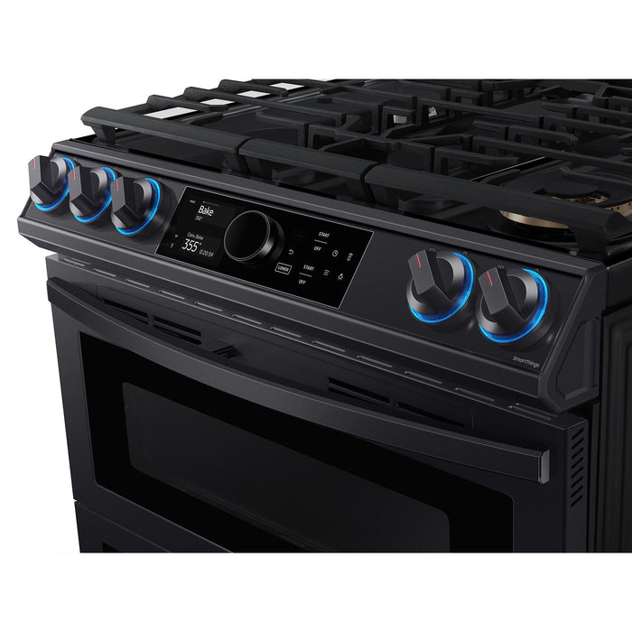 Samsung 30-inch Slide-in Gas Range with Wi-Fi Connectivity NX60T8751SG/AA IMAGE 3