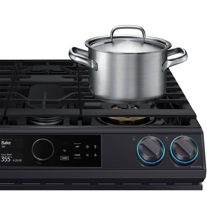 Samsung 30-inch Slide-in Gas Range with Wi-Fi Connectivity NX60T8751SG/AA IMAGE 4