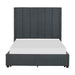 Homelegance Neunan King Upholstered Mansion Bed 5876KGY-1/5876KGY-3EK IMAGE 3