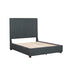 Homelegance Neunan Full Upholstered Mansion Bed 5876FGY-1/5876FGY-3 IMAGE 2