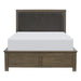 Homelegance Lantham Queen Upholstered Platform Bed with Storage 1951-1/1951-2/1951-3DW IMAGE 1