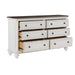 Homelegance Baylesford 6-Drawer Dresser 1624W-5 IMAGE 3