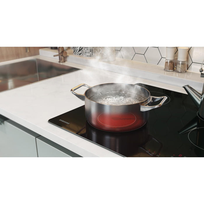 Samsung 24-inch Built-in Electric Cooktop with Digital Display NZ24T4360RK/AA IMAGE 6