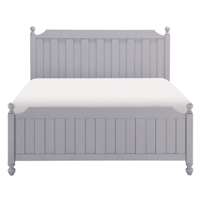 Homelegance Wellsummer Queen Poster Bed 1803GY-1* IMAGE 1