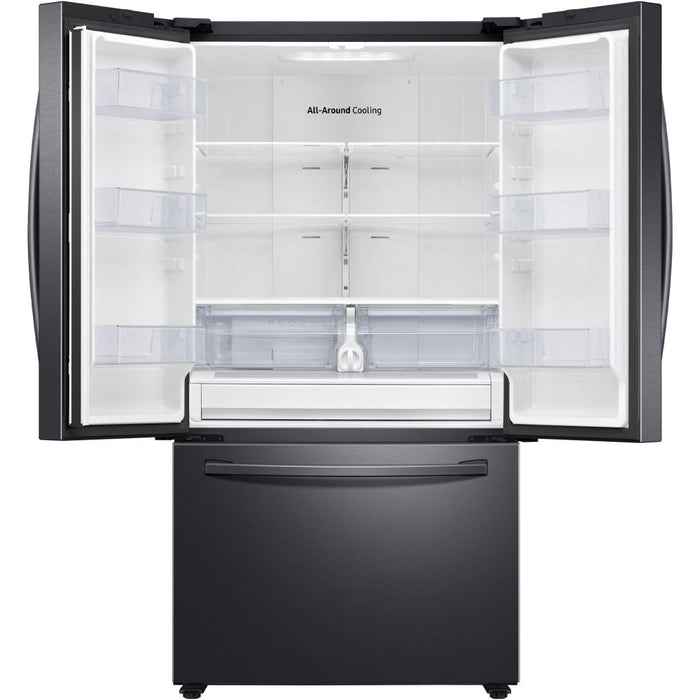 Samsung 36-inch, 28.2 cu.ft. Freestanding French 3-Door Refrigerator with Internal Ice Maker RF28T5001SG/AA IMAGE 4