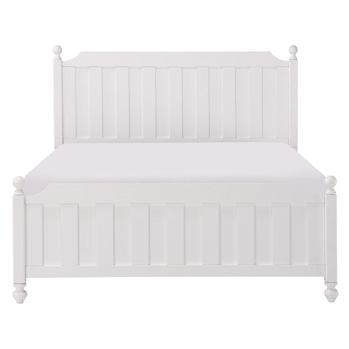 Homelegance Wellsummer Queen Poster Bed 1803W-1* IMAGE 1