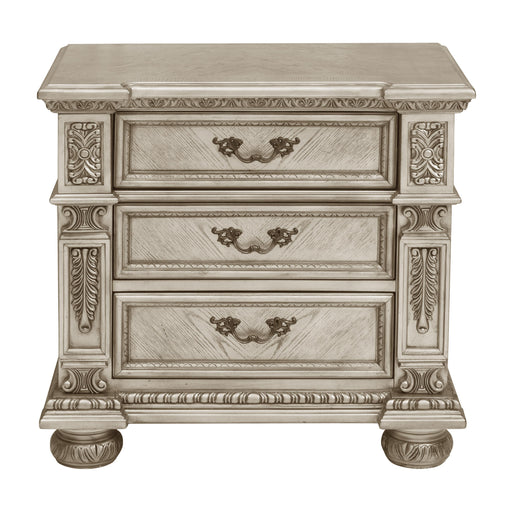 Homelegance Catalonia 3-Drawer Nightstand 1824PG-4 IMAGE 1