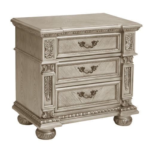 Homelegance Catalonia 3-Drawer Nightstand 1824PG-4 IMAGE 2