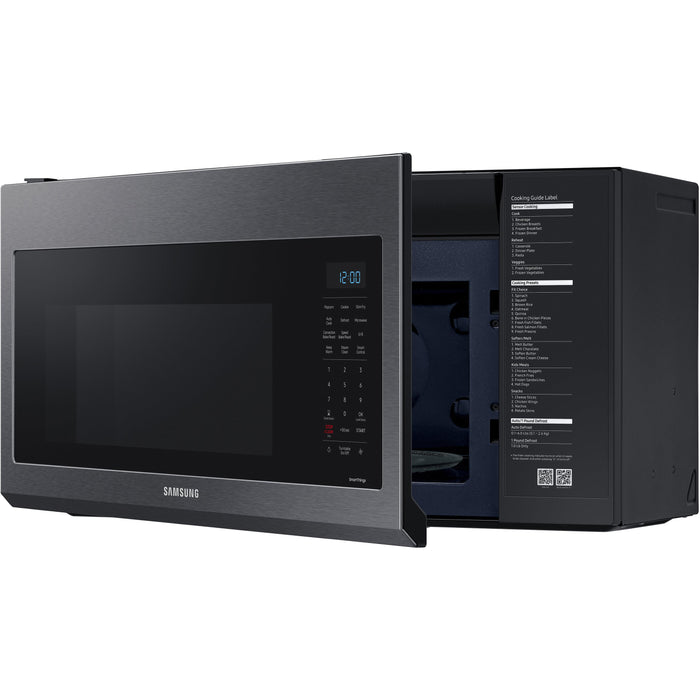 Samsung 30-inch, 1.7 cu.ft. Over-the-Range Microwave Oven with Wi-Fi Connectivity MC17T8000CG/AA IMAGE 5