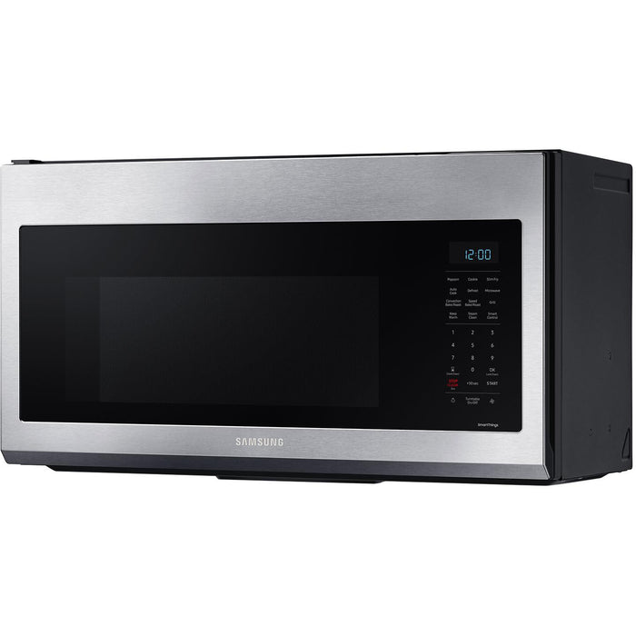 Samsung 30-inch, 1.7 cu.ft. Over-the-Range Microwave Oven with Wi-Fi Connectivity MC17T8000CS/AA IMAGE 2