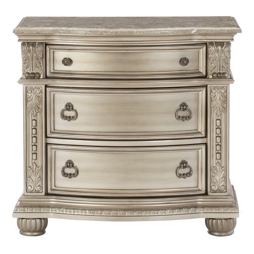 Homelegance Cavalier 3-Drawer Nightstand 1757SV-4 IMAGE 1