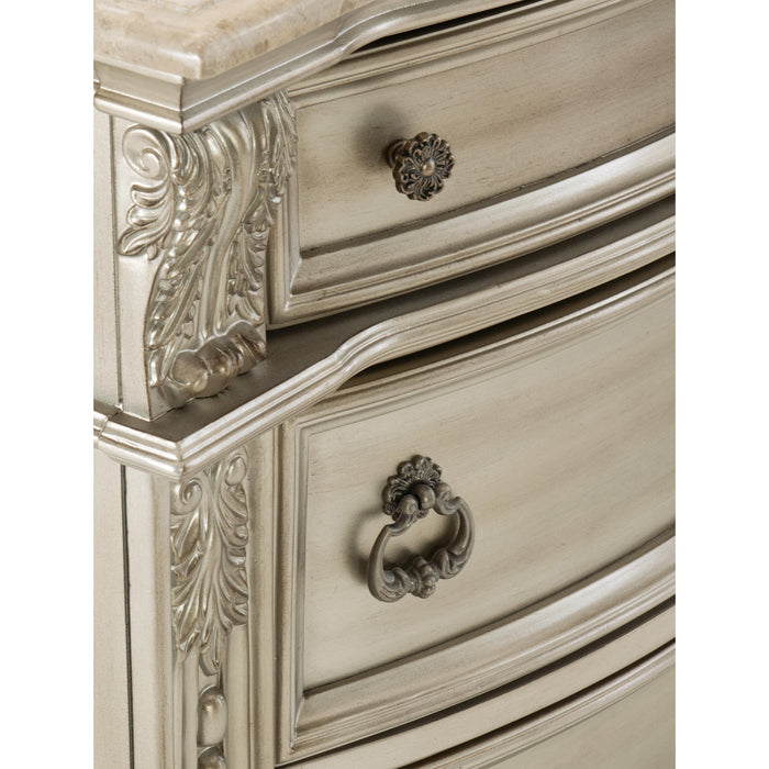 Homelegance Cavalier 3-Drawer Nightstand 1757SV-4 IMAGE 7