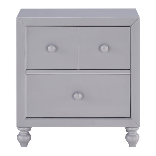 Homelegance Wellsummer 2-Drawer Nightstand 1803GY-4 IMAGE 1