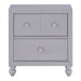 Homelegance Wellsummer 2-Drawer Nightstand 1803GY-4 IMAGE 1