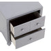 Homelegance Wellsummer 2-Drawer Nightstand 1803GY-4 IMAGE 4