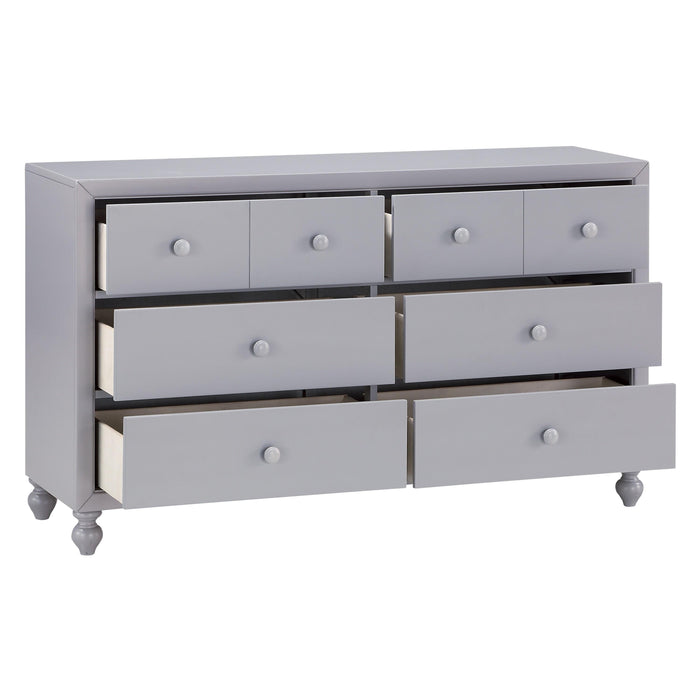 Homelegance Wellsummer 6-Drawer Dresser 1803GY-5 IMAGE 3