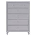 Homelegance Wellsummer 5-Drawer Chest 1803GY-9 IMAGE 1