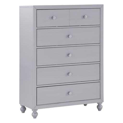 Homelegance Wellsummer 5-Drawer Chest 1803GY-9 IMAGE 2