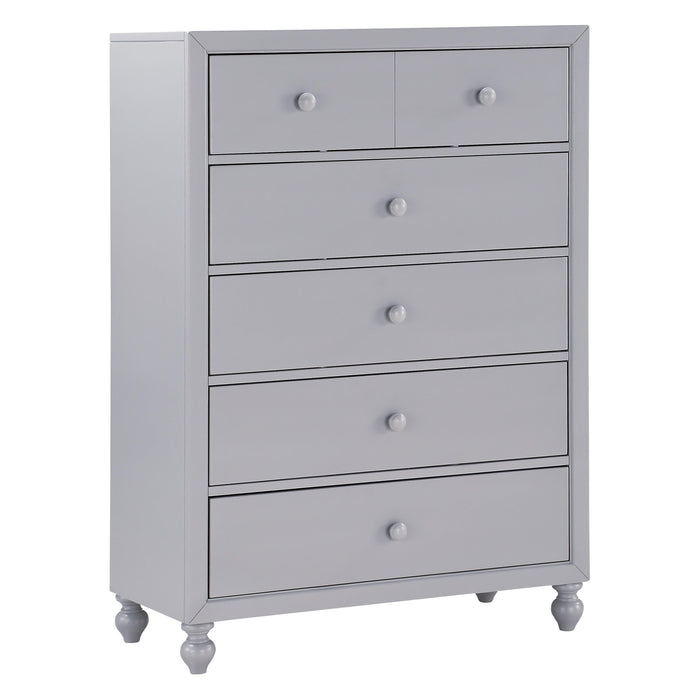 Homelegance Wellsummer 5-Drawer Chest 1803GY-9 IMAGE 2