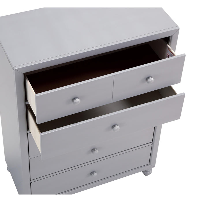 Homelegance Wellsummer 5-Drawer Chest 1803GY-9 IMAGE 4