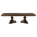 Homelegance Dining Table with Copper Top and Pedestal Base 1935-110/1935-110B IMAGE 1