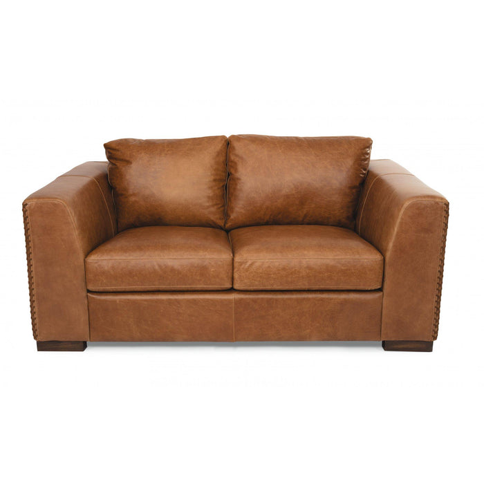 Flexsteel Hawkins Stationary Leather Loveseat 1347-20-728-72 IMAGE 1