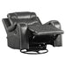 Homelegance Putnam Swivel Glider Fabric Recliner 9405GY-1 IMAGE 4