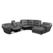 Homelegance Columbus Reclining 6 pc Sectional 8490GRY*6LRRC IMAGE 2