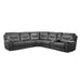 Homelegance Columbus Reclining 6 pc Sectional 8490GRY*6LRRR IMAGE 2