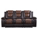 Homelegance Briscoe Reclining Sofa 9470BR-3 IMAGE 1