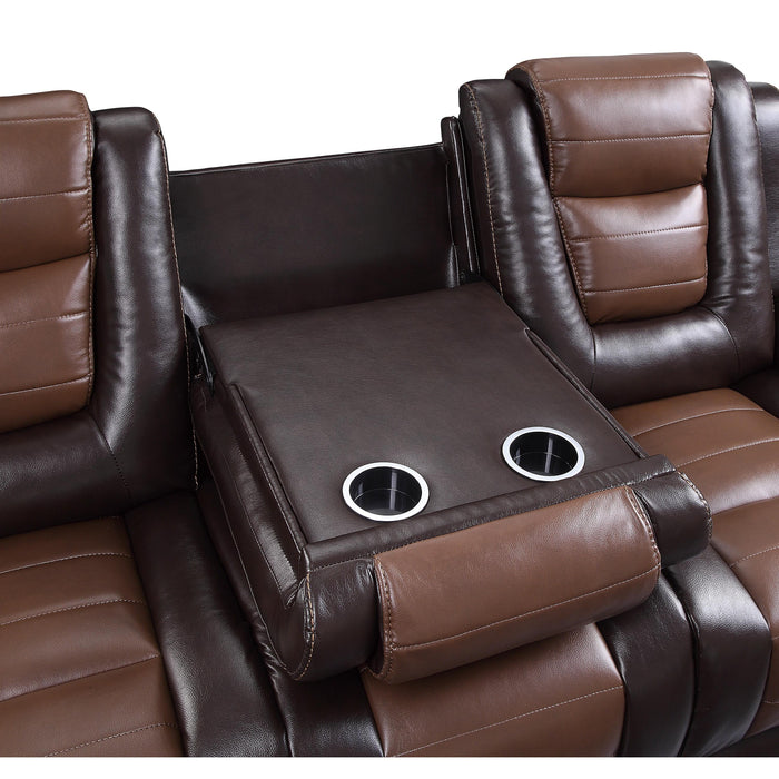 Homelegance Briscoe Reclining Sofa 9470BR-3 IMAGE 5