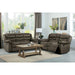 Homelegance Discus Reclining Fabric Sofa 9526BR-3 IMAGE 4