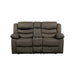 Homelegance Discus Reclining Fabric Loveseat 9526BR-2 IMAGE 1