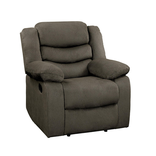 Homelegance Discus Glider Fabric Recliner 9526BR-1 IMAGE 2