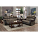 Homelegance Acadia Reclining Fabric Sofa 9801BR-3 IMAGE 4