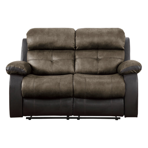 Homelegance Acadia Reclining Fabric Loveseat 9801BR-2 IMAGE 1