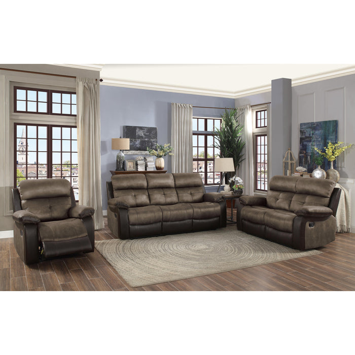 Homelegance Acadia Reclining Fabric Loveseat 9801BR-2 IMAGE 4