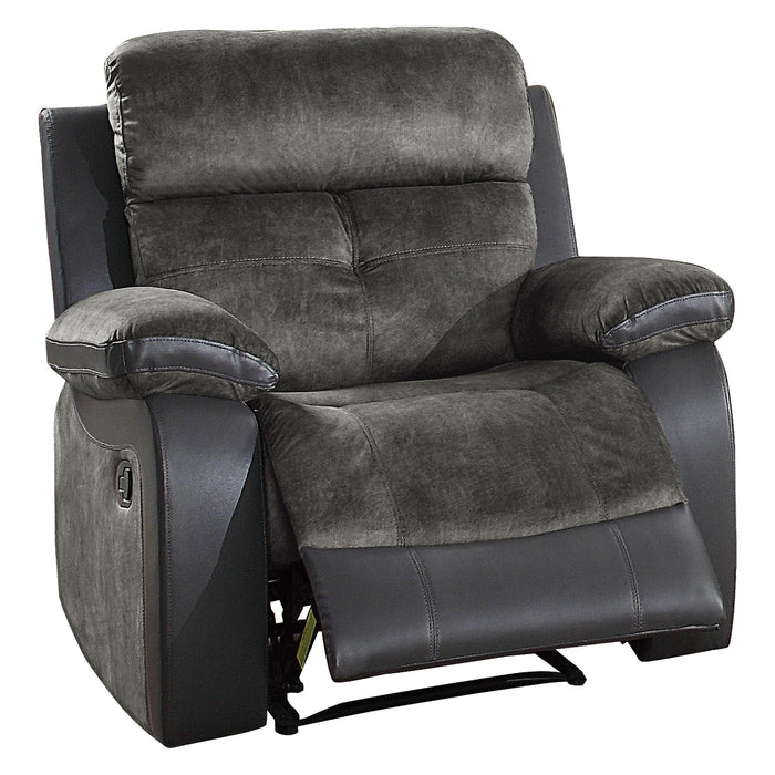 Homelegance Acadia Fabric Recliner 9801GY-1 IMAGE 2