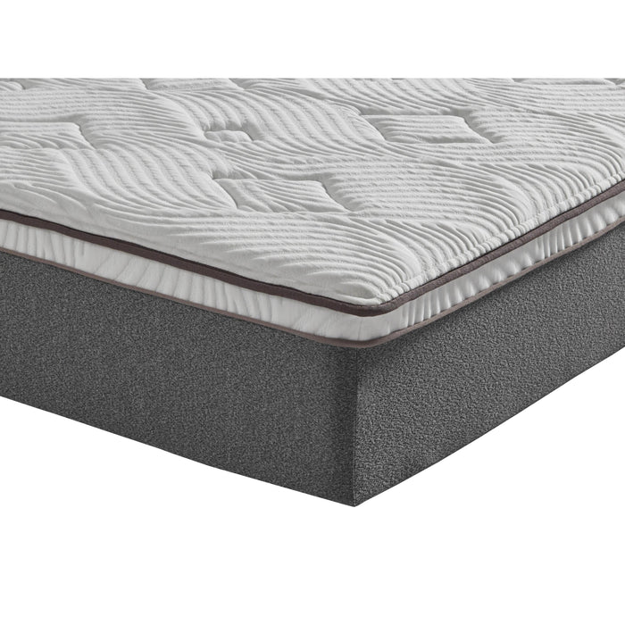 Homelegance Altair MT-G12EK 12" Eastern King Gel-Infused Memory Foam Mattress - White IMAGE 4