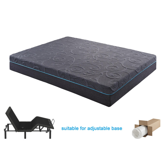 Homelegance Mira MT-H11F 11" Full Gel-Infused Memory Foam Hybrid Mattress - Dark Grey IMAGE 3