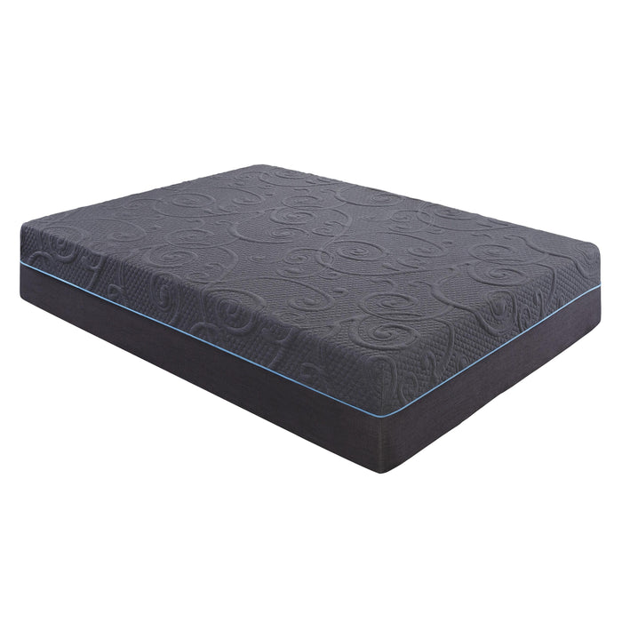 Homelegance Mira MT-H14Q 14" Queen Gel-Infused Memory Foam Hybrid Mattress - Dark Grey IMAGE 5