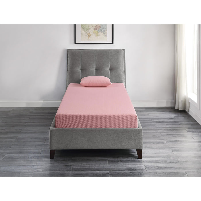 Homelegance Leo MT-PG07PKT 7" Pink Twin Gel-Infused Memory Foam Mattress Set IMAGE 7