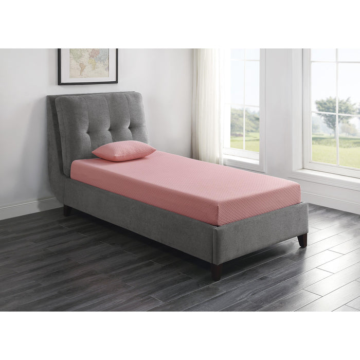 Homelegance Leo MT-PG07PKT 7" Pink Twin Gel-Infused Memory Foam Mattress Set IMAGE 8